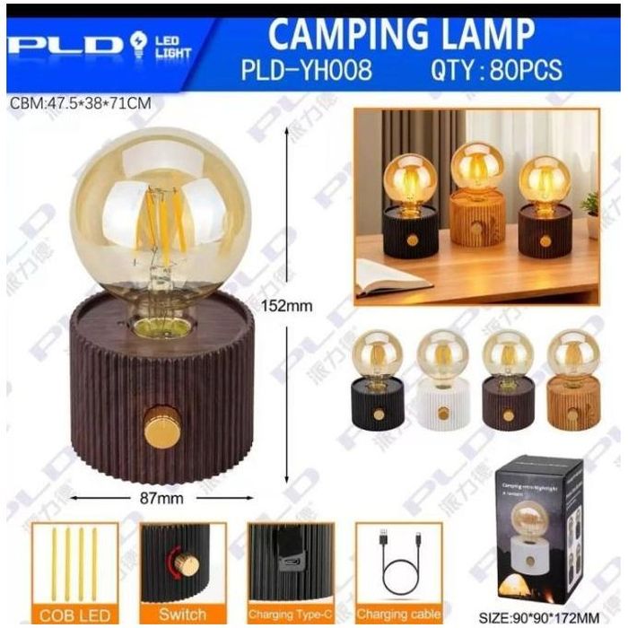 Mini veioză decorativă, bec retro, lumină caldă [3]