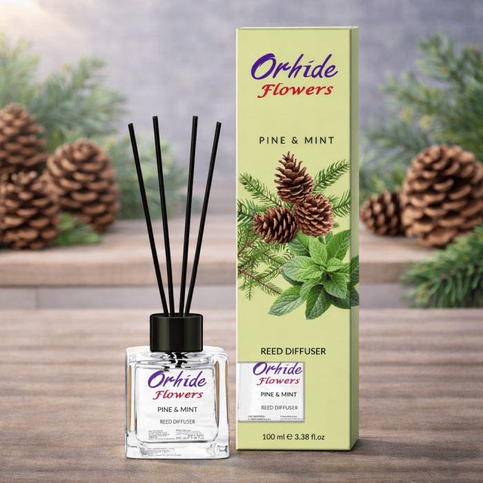Odorizant cameră Orhide Flowers 100 ml Pin si Mentă [2]