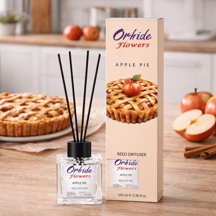 Odorizant cameră Orhide Flowers 100 ml Plăcinte cu Mere [2]