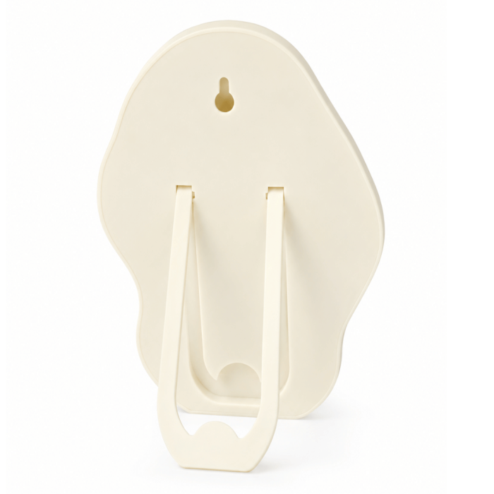 Oglindă decorativă asimetrică pentru machiaj și decor, design modern - Ecru [3]