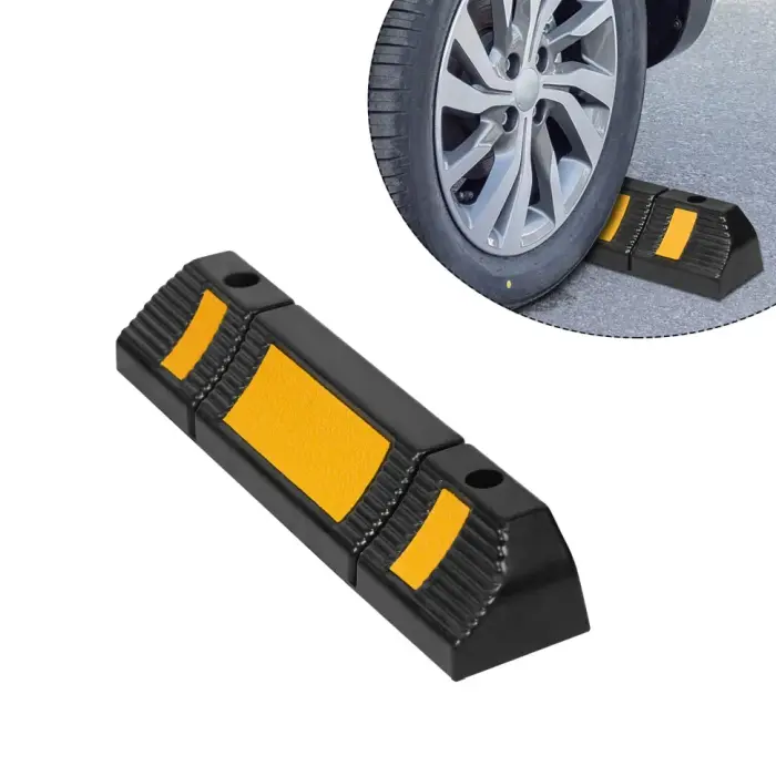Opritor roți auto reflectorizant, pentru locul de parcare sau blocare roți [2]