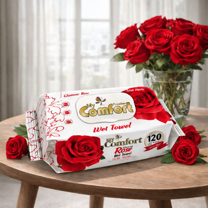 Şerveţele umede Premium 120 buc - Glamour Rose - My Comfort [2]