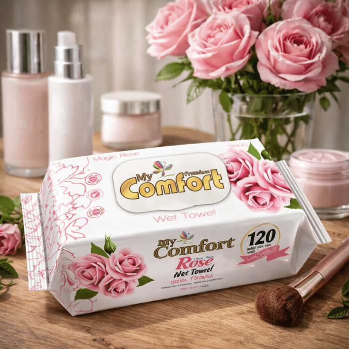 Şerveţele umede  Premium 120 buc - Magic Rose - My Comfort [2]