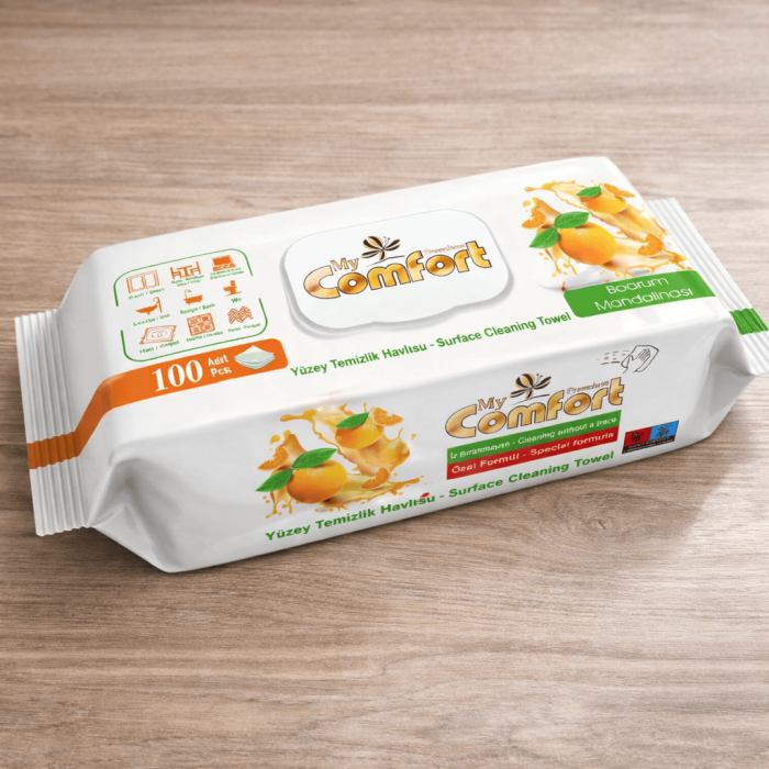 Șervețele umede  Premium suprafețe 100 buc - My Comfort [2]