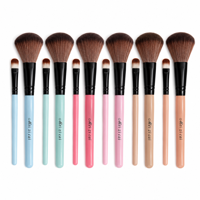 Set 2 pensule machiaj – Pensulă pentru pudră și pensulă pentru detalii [3]