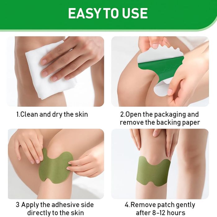 Set plasturi King, 10 buc, extract natural de pelin, 13.8x10 cm, pentru durere musculară [3]
