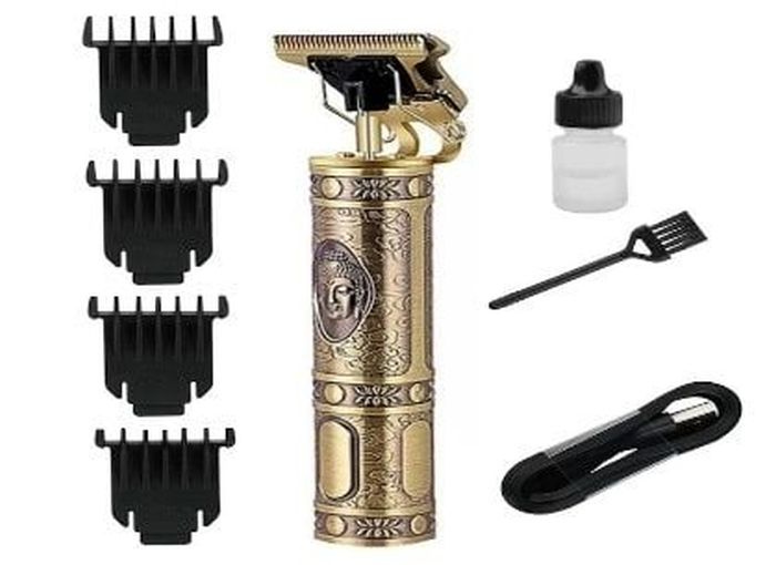 Trimmer profesional - Mașină de tuns vintage T9 portabil, pentru tuns sau contur [3]