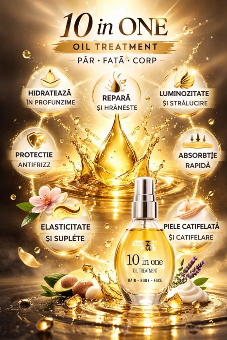 Ulei de îngrijire 10 în 1  (păr-corp-față) 120 ml - Softto Plus [2]