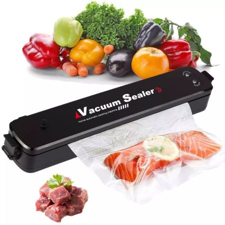 Aparat de vidat și sigilat pungi, 10 pungi incluse, 90W [2]