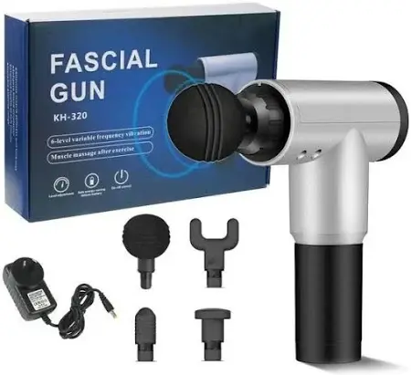 Ingrijire corporala - Aparat masaj profesional tip pistol, FASCIAL GUN, masaj tonifiere, anticelulitic, relaxare, slăbire