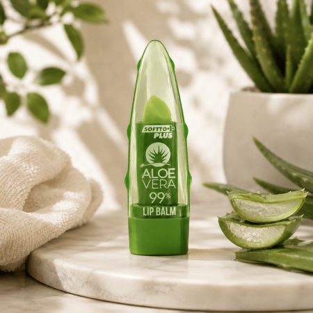 Cosmetice - Balsam de buze aloe vera - Softto Plus