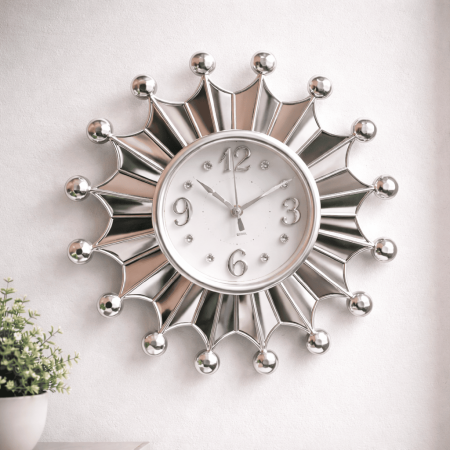 Decoratiuni casa - Ceas de perete, analog, rotund, 45 cm