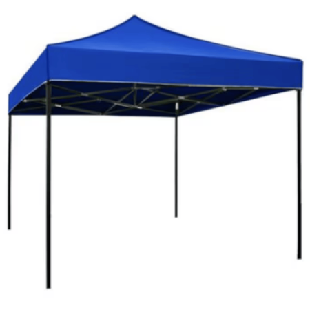 Cort pavilion 3x3m, albastru,pliabil, cadru metal pentru curte, gradină, evenimente [1]