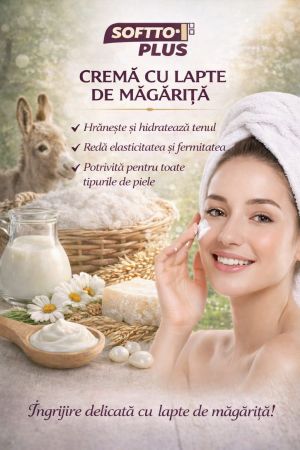 Cremă reparatoare și fortifiantă cu lapte de măgăriță 50 ml - Softto Plus [1]