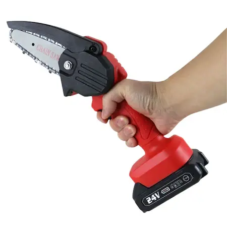 Bricolaj & Gradină - Drujbă electrică cu lanț 12 inch şi 2 acumulatori 48v