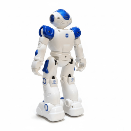 Jucărie robot smart, interactivă, cu control prin gesturi sau telecomandă, programabilă, cu lumini LED, sunete și melodii, [3]