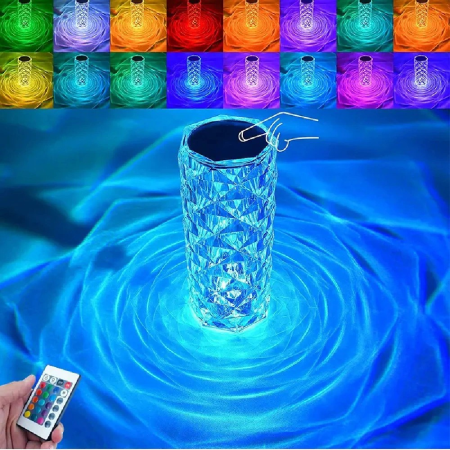 Lampă led cristal , design premium , control tactil , portabilă ,12h autonomie [1]