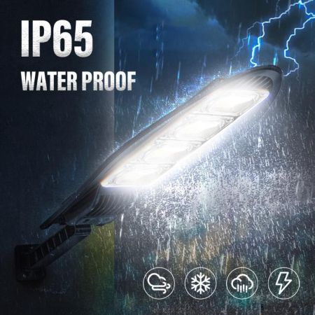 Decoraţiuni gradină - Lampă stradală solară, cu telecomandă