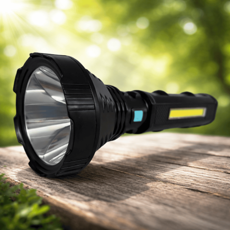 Hobby - Lanternă LED multifuncțională solară reîncărcabilă USB, cu lumină laterală COB și funcție power bank