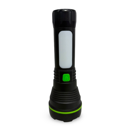Lanternă LED puternică reîncărcabilă USB, cu lumină laterală COB, 4 moduri de iluminare și încărcare directă USB [3]
