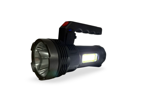 Lanternă LED solară reîncărcabilă USB, OSL + COB, cu mâner și indicator baterie [4]