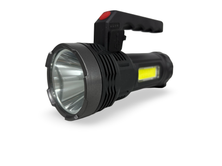 Lanternă LED solară reîncărcabilă USB, OSL + COB, cu mâner și indicator baterie [3]