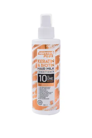 Ingrijire personală - Lapte pentru păr cu keratină și biotină 200 ml - Softto Plus