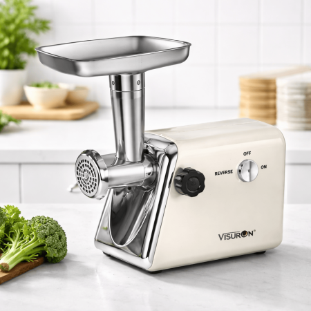 Bucătărie & Servire - Mașină de tocat carne electrică 3000W, cu funcție reverse, lame din inox, accesorii incluse