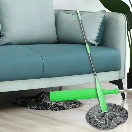 Curăţenie & Organizare locuinţă - Mop rotund pentru curățare cu rotire de 360°