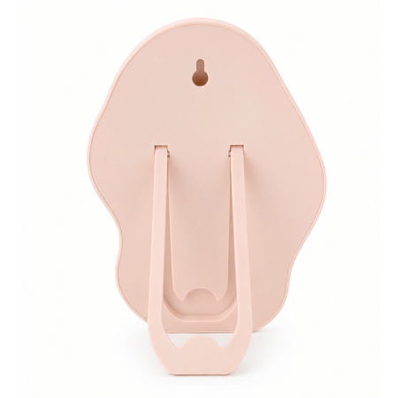 Oglindă decorativă asimetrică pentru machiaj și decor, design modern - Roz [2]
