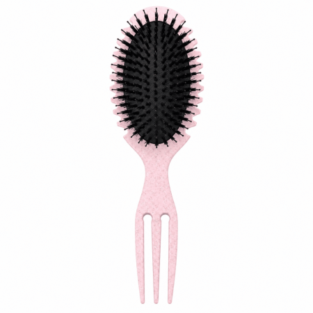 Accesorii cosmetice - Perie profesională pentru descurcarea părului cu pieptene integrat, design ergonomic, diverse culori