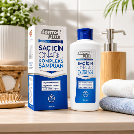Igienă personală - Șampon complex reparator pentru păr 360 ml - Softto Plus