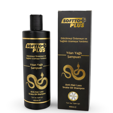 Ingrijire personală - Șampon cu ulei de șarpe anticădere 400 ml - Softto Plus