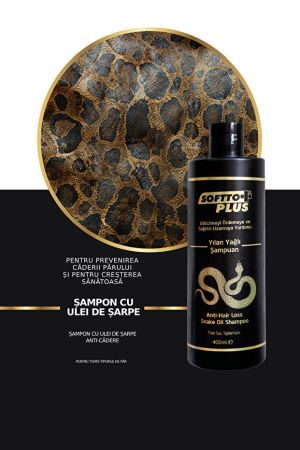 Șampon cu ulei de șarpe anticădere 400 ml - Softto Plus [1]