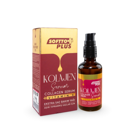 Ingrijire personală - Ser de păr cu Colagen 50 ml - Softto Plus