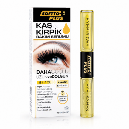 Ingrijire personală - Ser pentru îngrijirea sprâncenelor și genelor 10+10 ml - Softto Plus