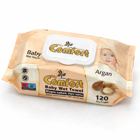 Ingrijire personală - Şerveţele umede  Premium 120 buc - Baby Argan - My Comfort