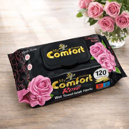 Șervețele umede  Premium 120 buc - Magic  Rose - My Comfort [1]
