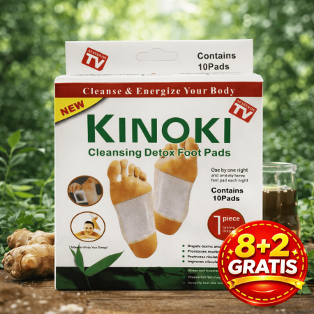 Ingrijire corporala - Set 10 plasturi detoxifiere KINOKI