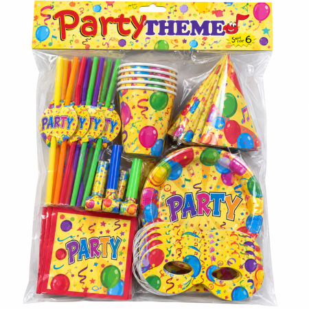 Set accesorii pentru petrecere – model 2, pentru 6 persoane [1]