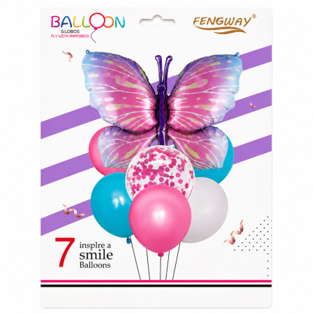 Set baloane fluture pentru petrecere – 7 Piese model 1 [2]