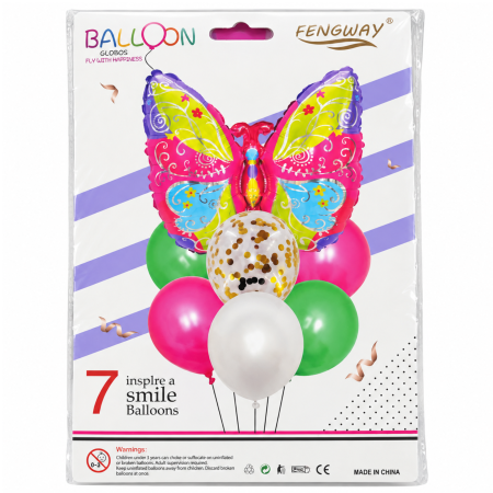 Set baloane fluture pentru petrecere – 7 Piese model 2 [2]