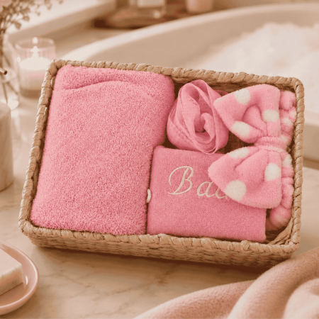 Set cadou spa și îngrijire personală, 6 piese - Roz [1]