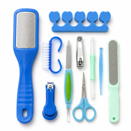Set pentru manichiură și pedichiură - 10 piese accesorii complete [3]