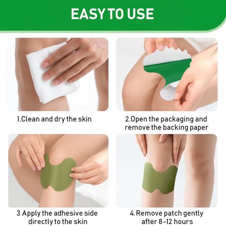 Set plasturi King, 10 buc, extract natural de pelin, 13.8x10 cm, pentru durere musculară [2]