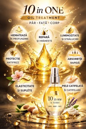 Ulei de îngrijire 10 în 1  (păr-corp-față) 120 ml - Softto Plus [1]