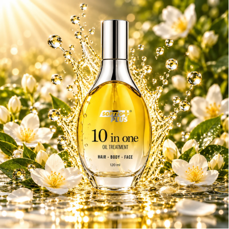 Ingrijire personală - Ulei de îngrijire 10 în 1  (păr-corp-față) 120 ml - Softto Plus