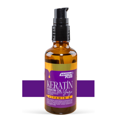 Ulei de îngrijire a părului cu extract de keratină 50 ml - Softto Plus [2]