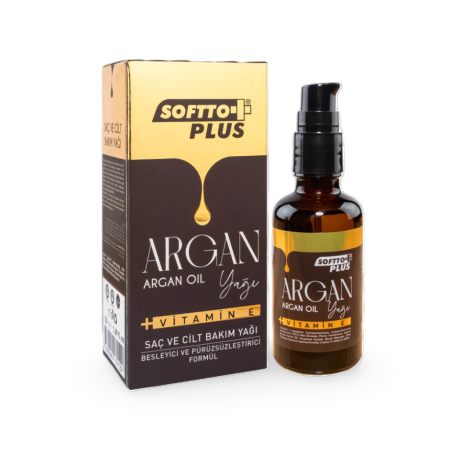 Ingrijire personală - Ulei de îngrijire a părului şi pielii cu argan 50 ml - Softto Plus