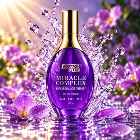 Ingrijire personală - Ulei pentru față, corp și păr cu acid hialuronic, 120 ml - Miracle Complex
